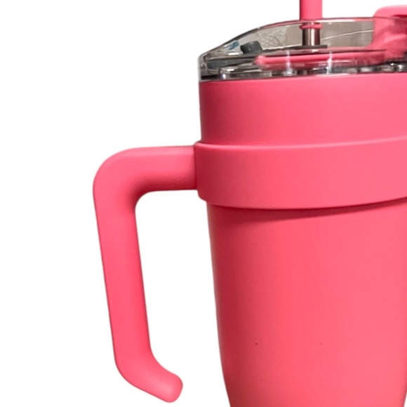 Hydraflow Pink Hot/Cold Beverage Cup With Straw - Picture 6 of 9